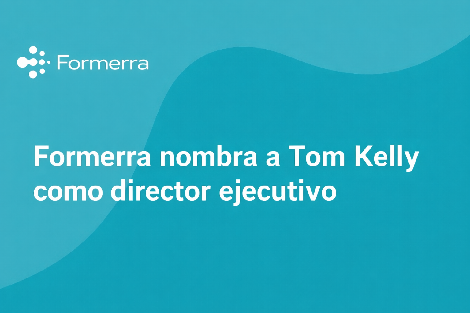 Formerra nombra a Tom Kelly como nuevo consejero delegado
