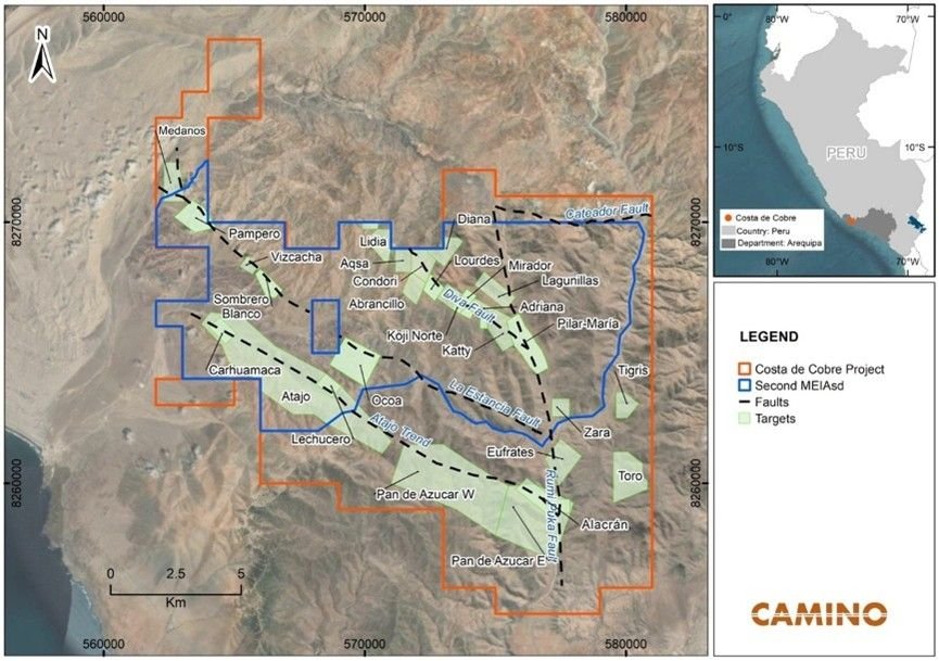 Camino recibe la aprobación ambiental para una ampliación en el proyecto Costa de Cobre en Perú